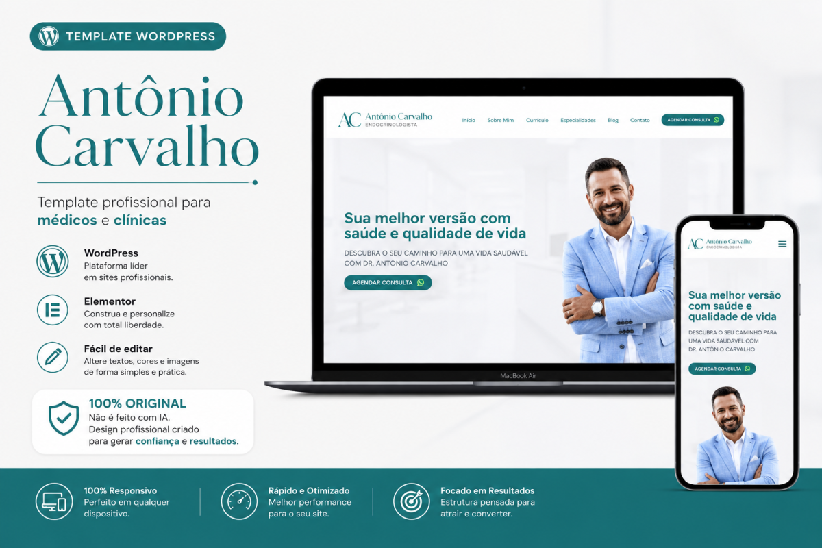 Template WordPress para Médicos e Clínicas