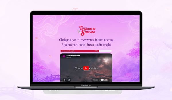 Página de Obrigado para WordPress + Elementor 100% Responsiva 