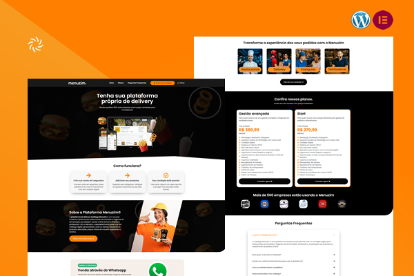 Landingpage para APP 100% editável no Elementor